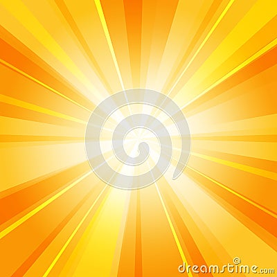 Shiny sun radiator background Vector Illustration