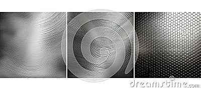 shiny textured silver metal background texture Cartoon Illustration