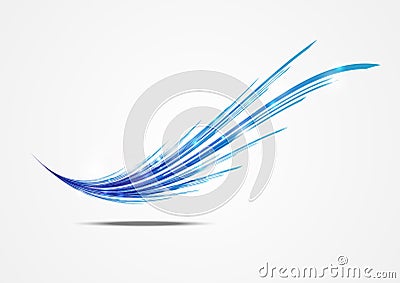 Shiny wave Stock Photo