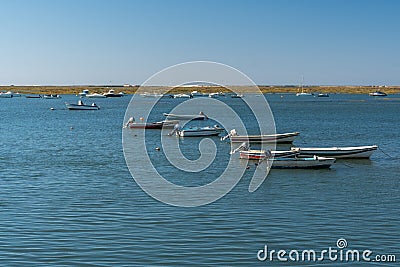 Ship boat fisherman on the river Stock Photo