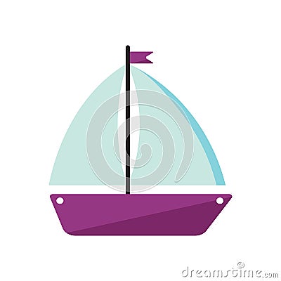 Ship boat icon Vector Illustration