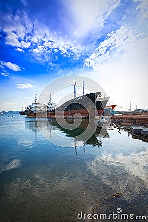 Ship-breaker Stock Photo