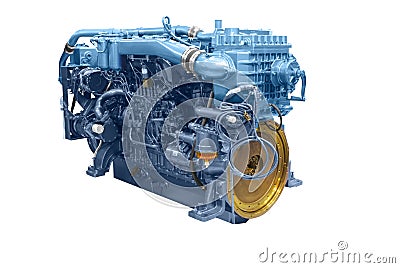 Ship engine Stock Photo