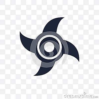 Ship Engine Propeller transparent icon. Ship Engine Propeller symbol design from Nautical collection. Vector Illustration