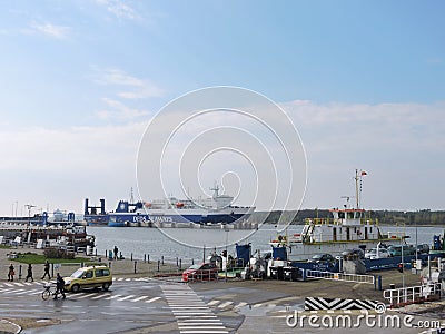 Ship-ferry DFDS Seaways Editorial Stock Photo