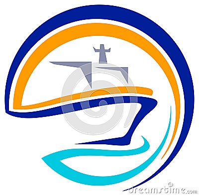 Ship logo Vector Illustration