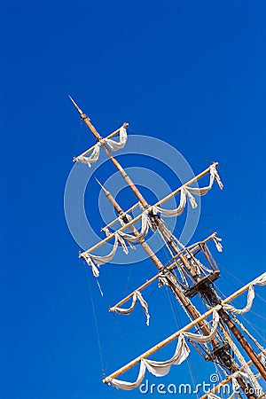 Ship mast Stock Photo