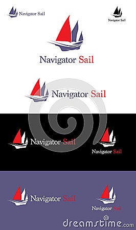 Ship navigator icon inspiration. Stock Photo