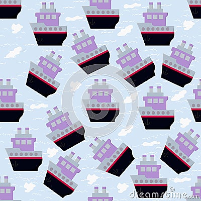 Ship pattern Stock Photo