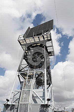 Ship Radar Stock Photo