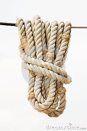 Ship rope Stock Photo