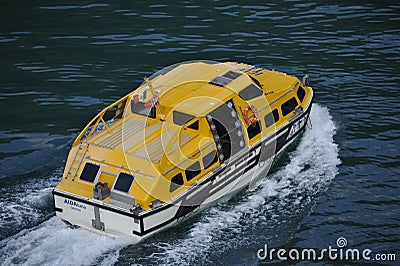 Rescue Boat Editorial Stock Photo