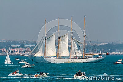 Ship Santa Maria Manuela Editorial Stock Photo