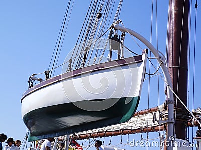 Ship school Juan Sebastian de Elcano in Cadiz Editorial Stock Photo