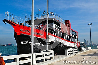 Ship sea tours Thailand exotic Asia travel Editorial Stock Photo