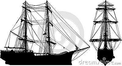 Ship-Shape Vector Illustration