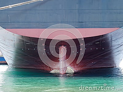 Ship stern Stock Photo