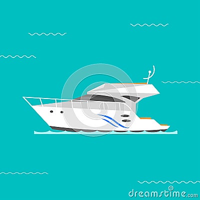 Ship vector illustration. Vector Illustration