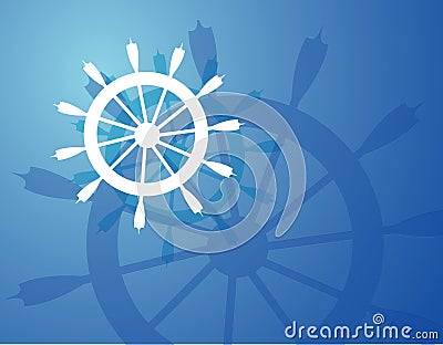 Ship Wheel Stock Photo