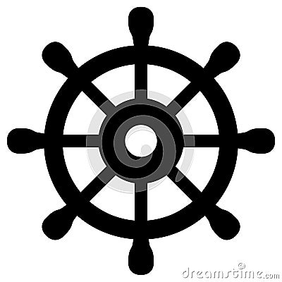 Ship wheel vector eps Hand drawn, Vector, Eps, Logo, Icon, silhouette Illustration by crafteroks for different uses. Vector Illustration