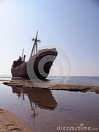 Ship wreck Stock Photo