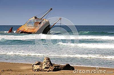 Ship wreck Stock Photo