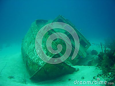 SHIP WRECK Stock Photo