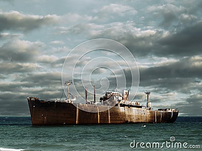 Ship wreck Stock Photo
