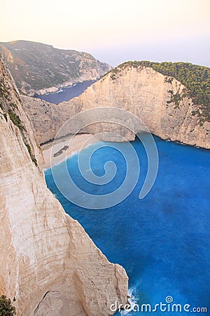 Ship wreck bay on Zakynthos Island - Greece