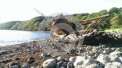 Ship Wreck Stock Photo