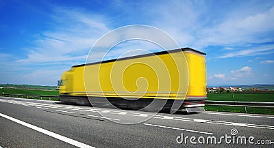 Shipment truck Stock Photo