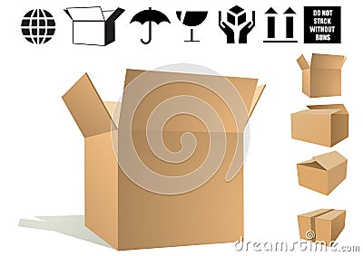 Shipping Icon Stock Photo