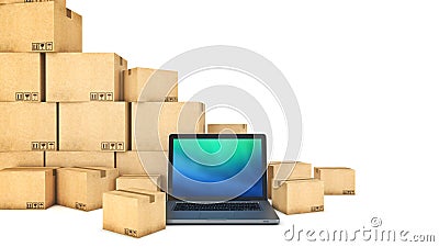 Shipping and logistics concept. Stock Photo