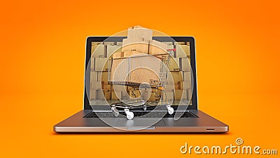 Shipping and logistics concept. Stock Photo