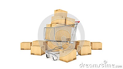 Shipping and logistics concept. Stock Photo