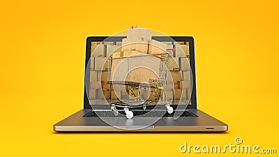 Shipping and logistics concept. Stock Photo