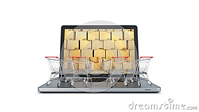 Shipping and logistics concept. Stock Photo