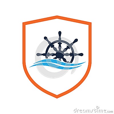 ships wheel Vector Illustration