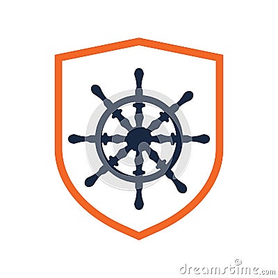 ships wheel Vector Illustration