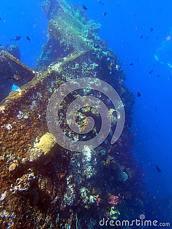 Shipwreck USS Liberty - Bali Indonesia Asia Stock Photo