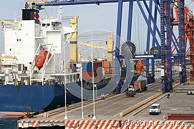 Shipyard Mexico Stock Photo