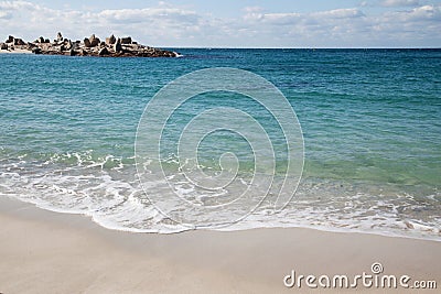 shirahama beach blue sea in wakayama Japan Stock Photo