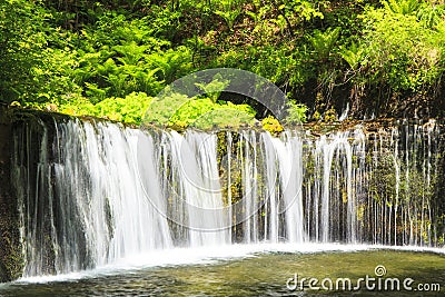 Shiraito Waterfall Stock Photo