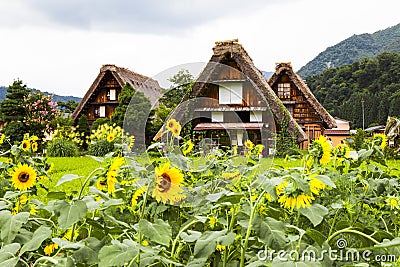 Shirakawa-go, Japan. Stock Photo