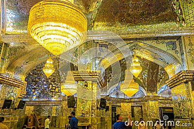 Shiraz Sayyed Alaeddin Hossein Mosque 05 Editorial Stock Photo