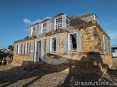 Shirley Heights Restaurant Stock Photo