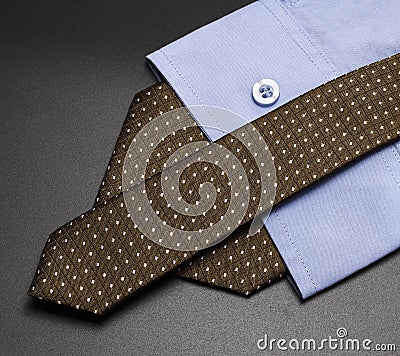 Shirt+tie translate to elegance Stock Photo