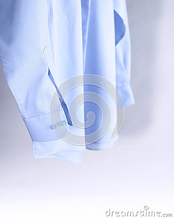 Shirts hanging Stock Photo