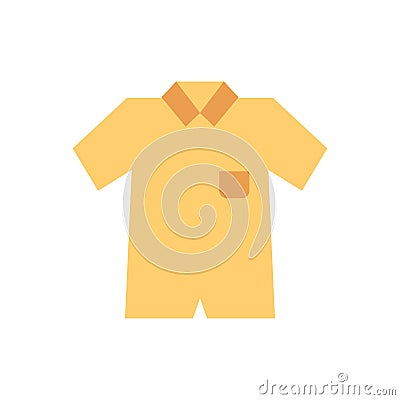Shit, clothes icon. Simple color elements of hipster style icons for ui and ux, website or mobile application Stock Photo