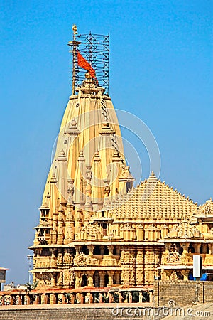 Shiva Somnath temple Stock Photo